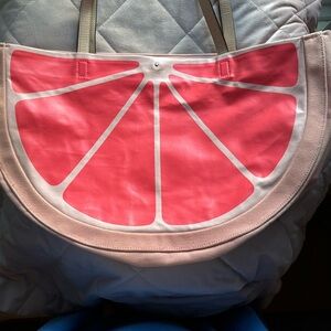 Kate Spade large grapefruit tote